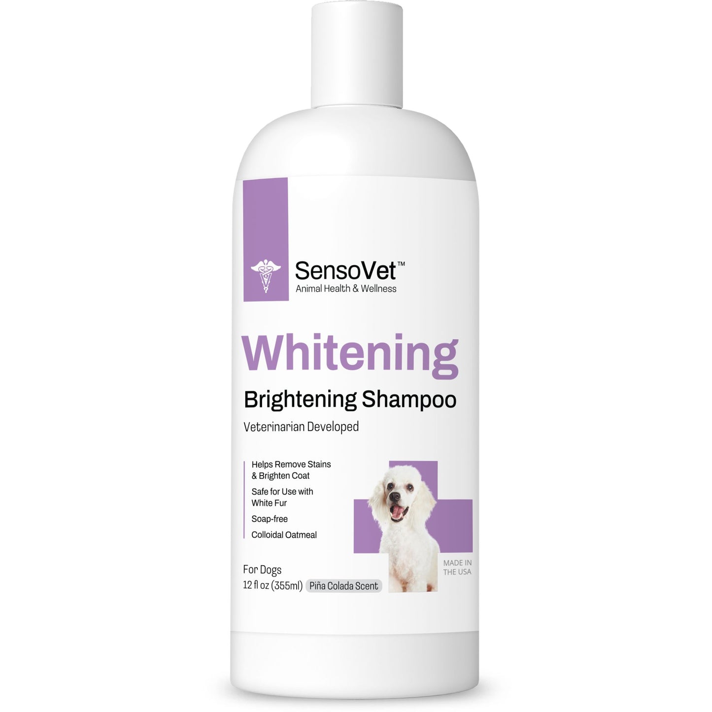 Whitening & Brightening Shampoo for Dogs - 12oz