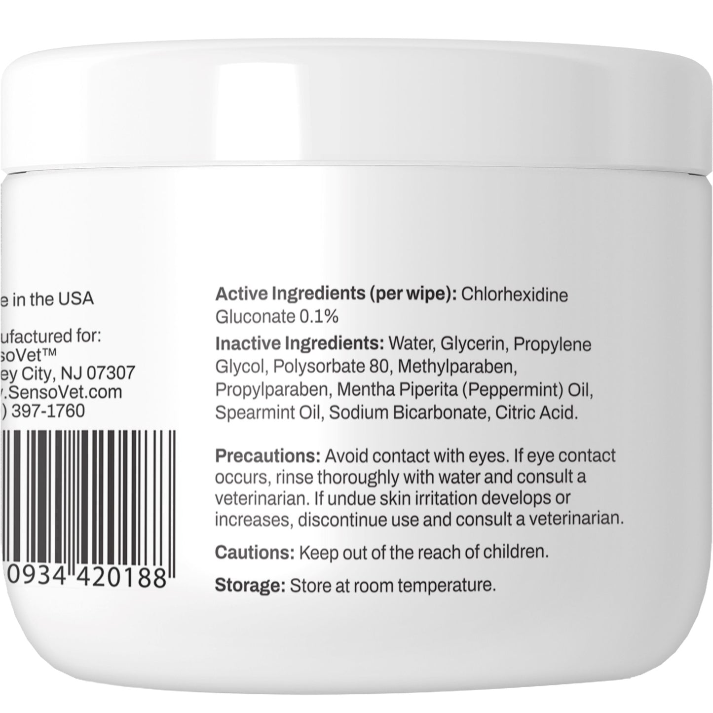 Plaque & Tartar Control Dental Wipes for Dogs - 50 Wipes