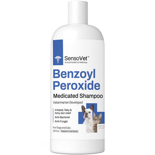 SensoVet Benzoyl Peroxide Shampoo for dogs and cats