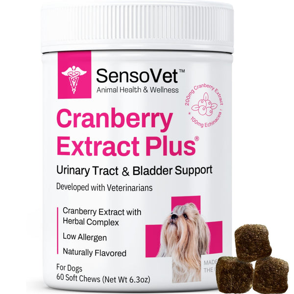 Cranberry Supplement for Dogs Bladder Urinary Wellness SensoVet