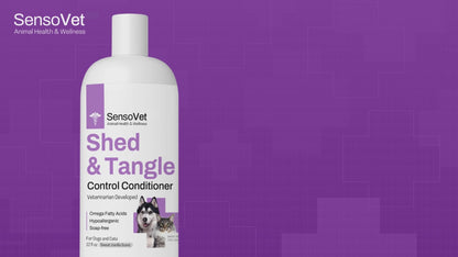 Shed & Tangle Control Conditioner for Dogs & Cats - 12oz
