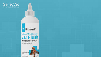 Medicated Ear Flush for Dogs & Cats - 12oz