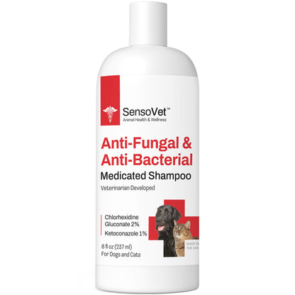 SensoVet Antifungal Antibacterial Shampoo for dogs and cats